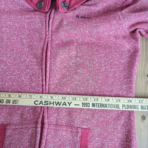Burton Women’s Red Full Zip Hoodie SZ S - Picture 10 of 14